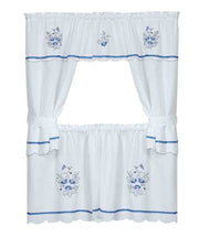 Peach Couture Embellished Dainty Blue & White Flower Window in a Bag Set