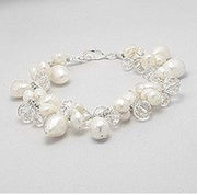 Elegant Japanese Pearls and Glass Beads Silk Thread Bracelet