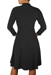 Ardent Academic Cozy Stylish Knit Pullover Sweater Dress