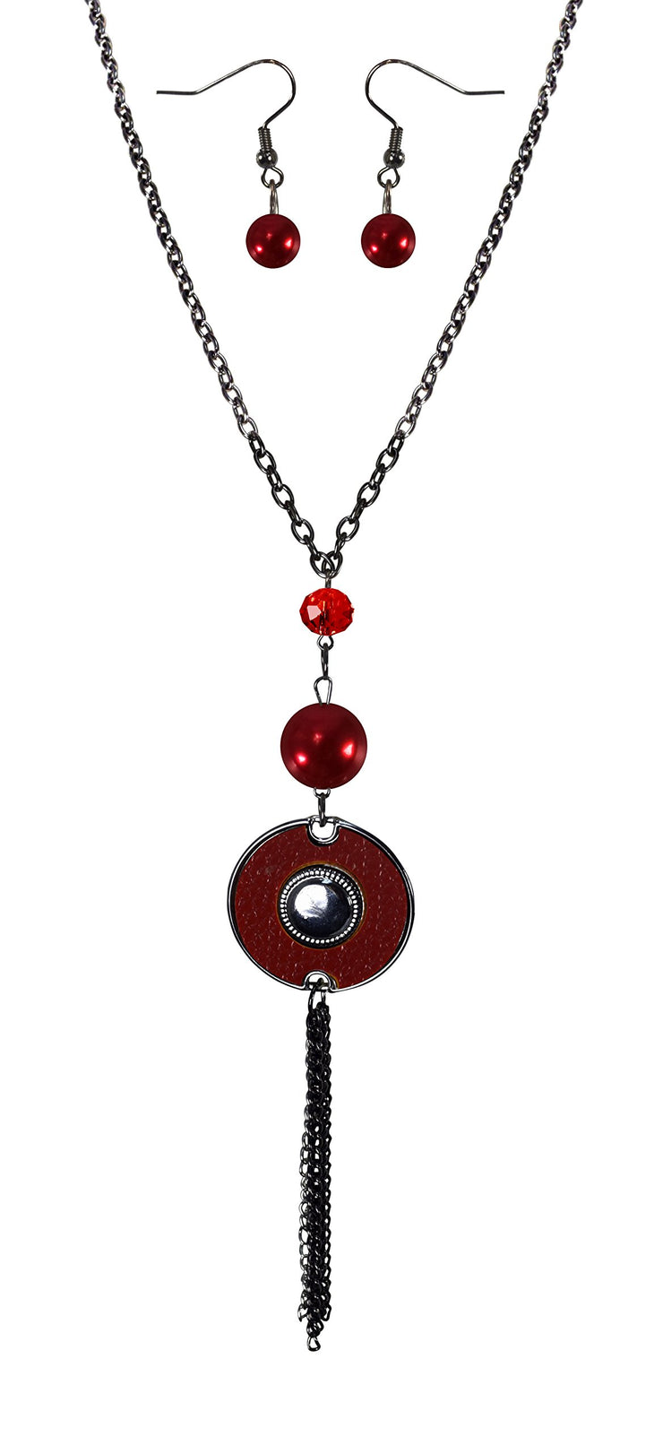 B0515-Long-Chain-Circle-Necklace-Red-OS