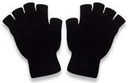 Winter Soft Knit Fingerless Funtional Flap Mitten Gloves
