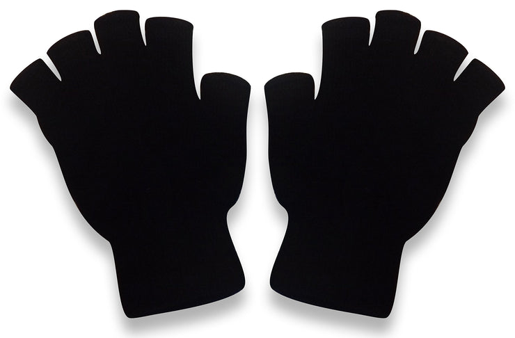 Winter Soft Knit Fingerless Funtional Flap Mitten Gloves