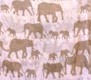 Peach Couture Trendy Lightweight Animal Print Artsy Elephant Wrap Scarf Shawl