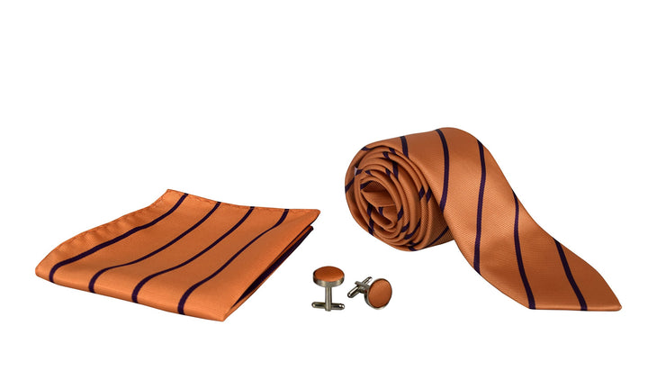 A6914-Necktie-Set-Stripe-OrngP