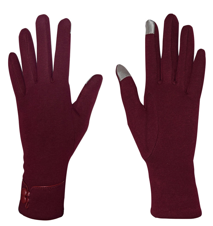 A7949-24-Buttn-Wmns-Gloves-Red