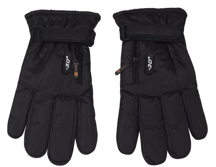Mens Weatherproof Insulated Waterproof Winter Snow Ski Gloves Black 78