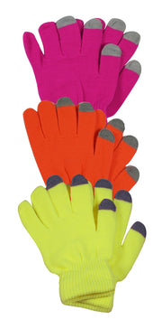 A6613-Neon-Touch-Glove-3-PinkGreeYell-KL