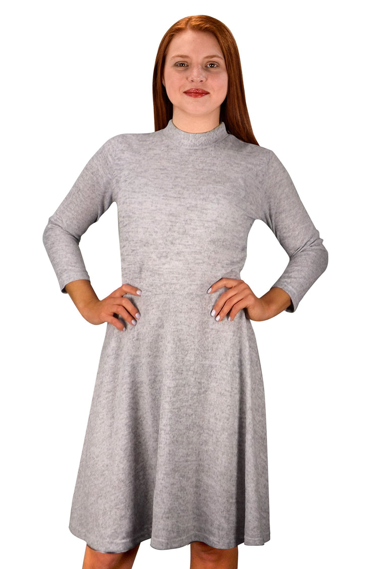 Ardent Academic Cozy Stylish Knit Pullover Sweater Dress