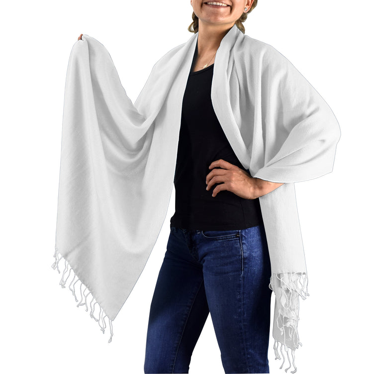 70/30-shawl-Off White