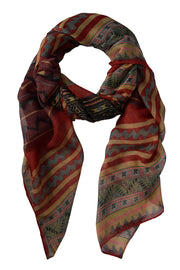Peach Couture Women's Vibrant Aztec Tribal Print Lightweight Shawl Wrap Scarves