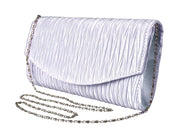 Vintage Satin Pleated Handbag Clutch