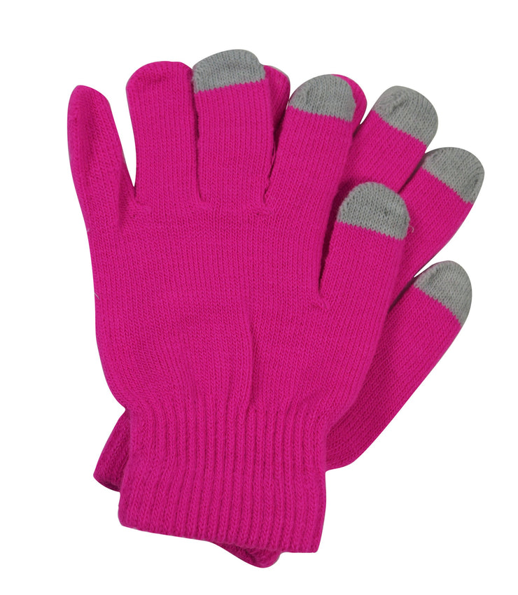 Bright Neon Texting Winter Gloves For iPhone iPad Android Any Touch Screen