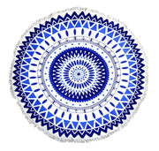 Beach Towel Thick Terry Round Yoga Mat Mandala Super Water Absorbent Tapestry Towels