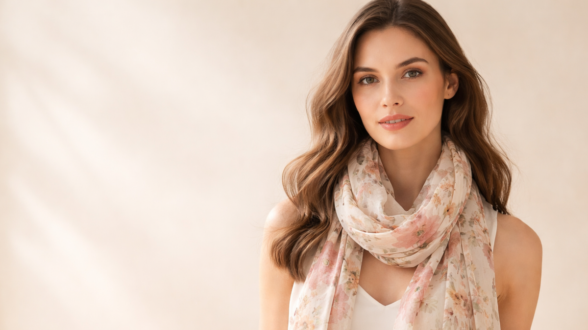 Elegant Spring Scarves | Lightweight Women’s Scarves – Peach Couture