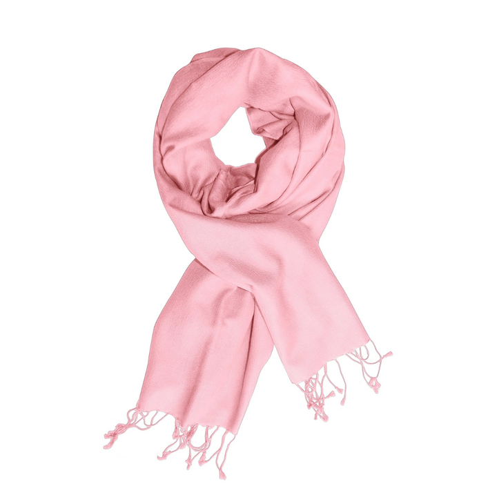 Baby Pink Cashmere & Silk Shawl