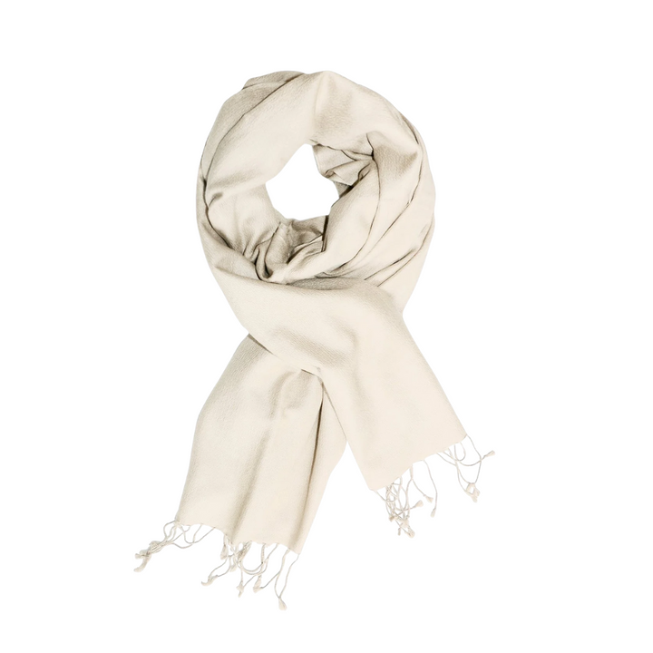 Off-white Cashmere & Silk Shawl
