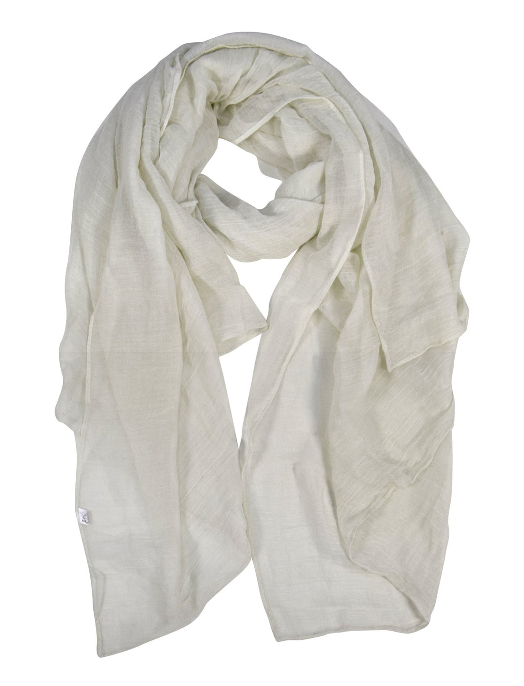 Lightweight Sheer Oversized Scarf Beach Wrap White