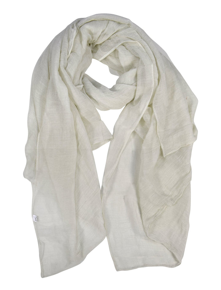 Lightweight Sheer Oversized Scarf Beach Wrap White