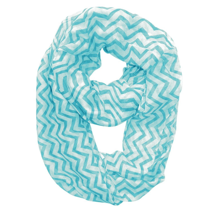Lightweight Soft Animal Owl Printed Scarf Shawl (Teal Black)
