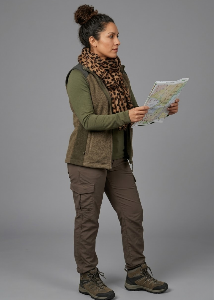 Peach Couture Trendy Women's Leopard Animal Print Crinkle Scarf wrap