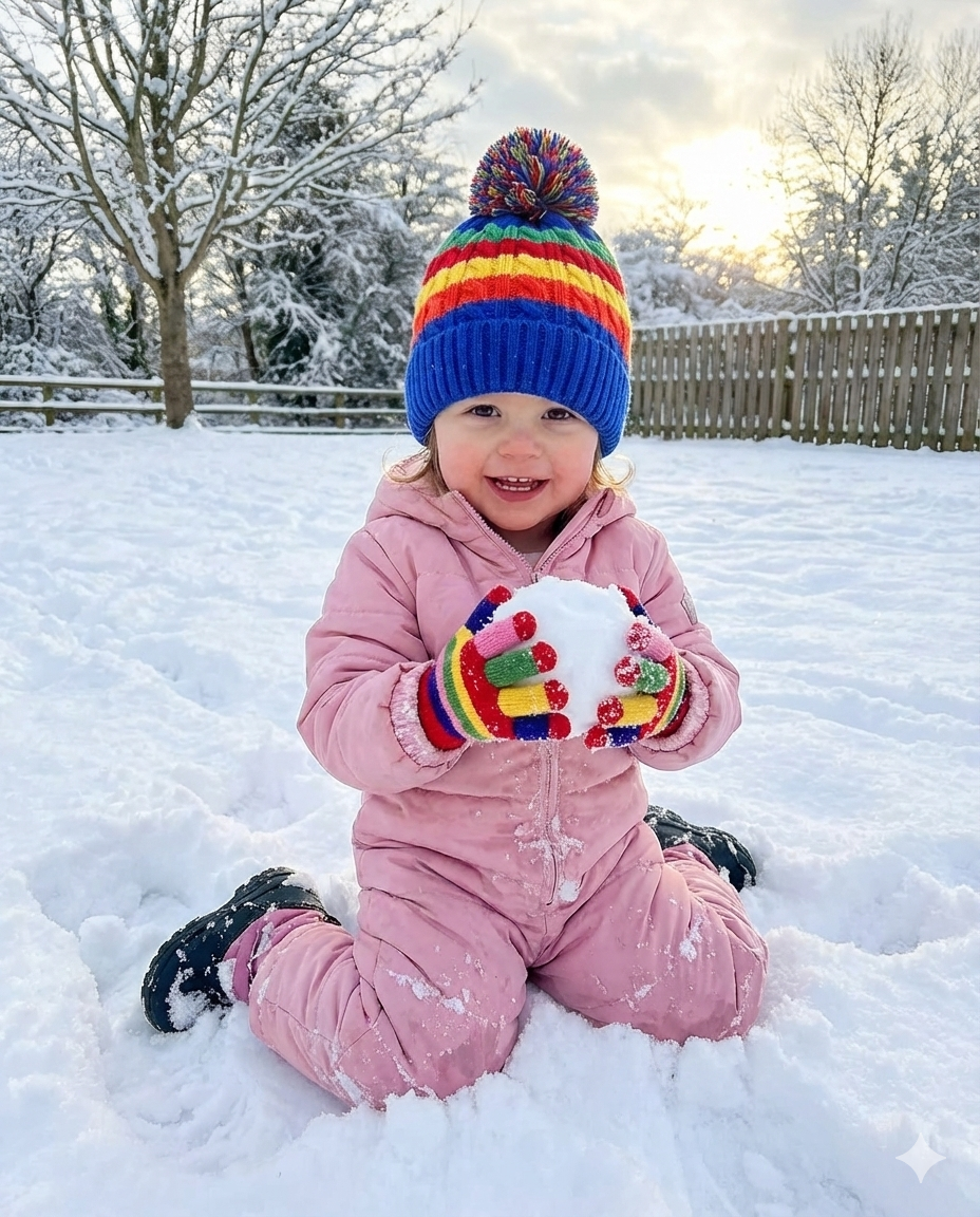 Rainbow Children's Toddler Warm Winter Gloves and Mittens Value packs