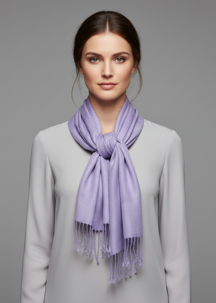 Elegant women's vintage solid jacquard paisley scarf shawl wrap.