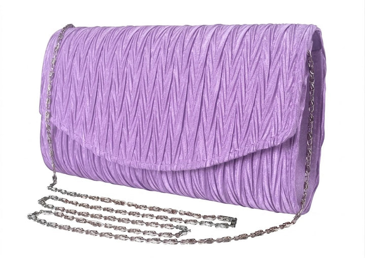 Vintage Satin Pleated Handbag Clutch