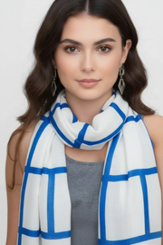 Lightweight Cotton Blend Scarf Shawl