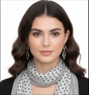 White & Black Polka Dot Sheer Scarf