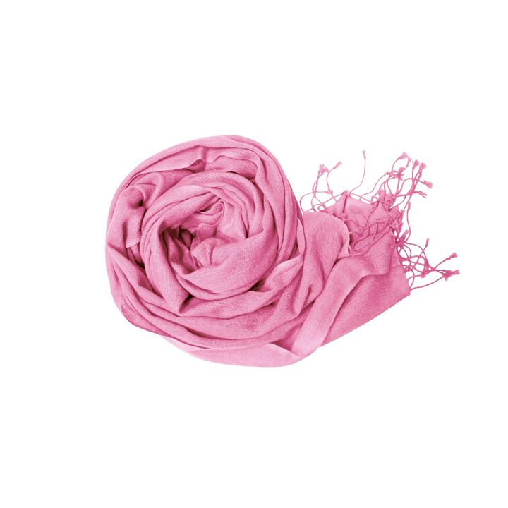 Baby Pink Pure Pashmina Wool Shawl