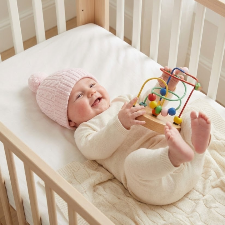 Cashmere Kids Cable Knit Hat