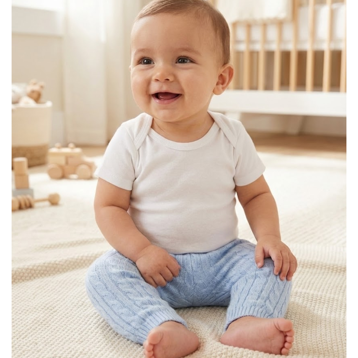 Cashmere Kids Cable Knit Leggings/Pants