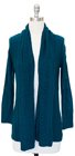 Vintage Knit Draped Cardigan (Small, Teal)