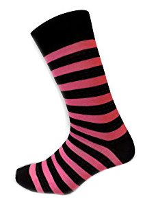 Living Socks Mens Classic Stripe 3 Pair Stretch Variety Dress Socks 6-12 Shoe