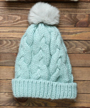 Double Layer Plush Hat - Assorted 2 Pack