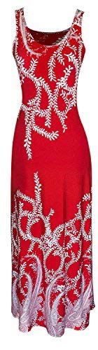 Paisley Print Sleeveless Scoop Neck Maxi Dress