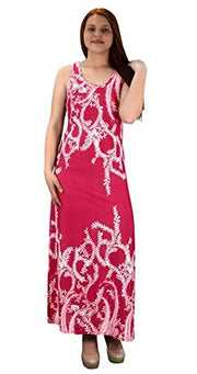 Paisley Print Sleeveless Scoop Neck Maxi Dress