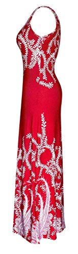Paisley Print Sleeveless Scoop Neck Maxi Dress