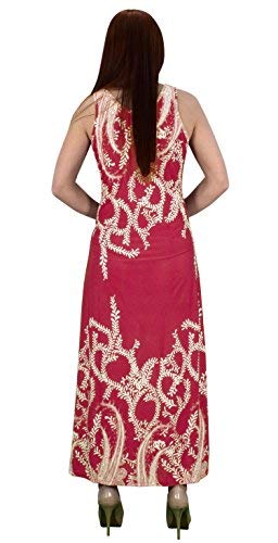 Paisley Print Sleeveless Scoop Neck Maxi Dress