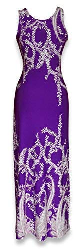 Paisley Print Sleeveless Scoop Neck Maxi Dress