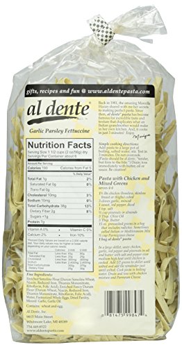 Al Dente Garlic Parsley Fettuccine, 12 oz
