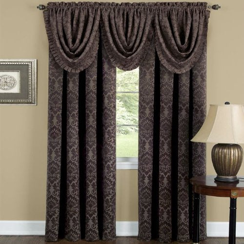 Couture Home Collection Beautifully Elegant Damask Blackout Curtains/Panels/Valances