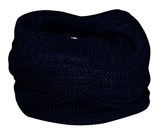 Trendy and Warm Zig Zag Crochet Knit Convertible Beanie Neck wear