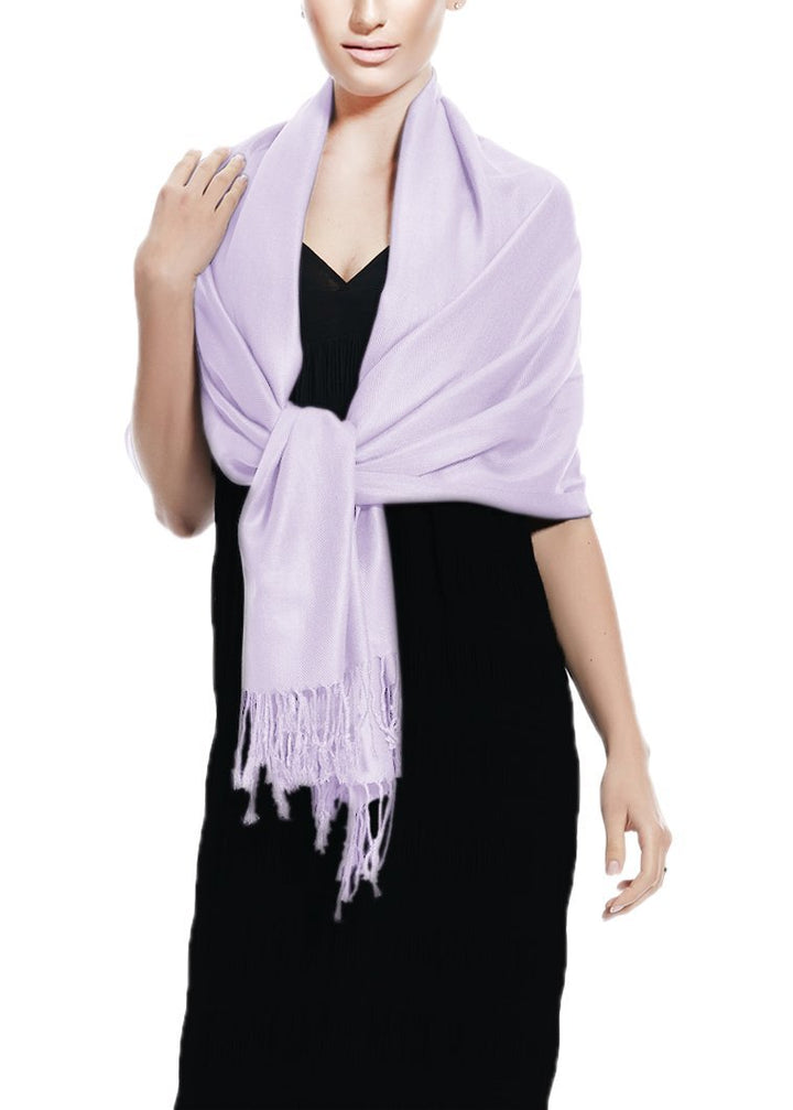 Ice Lavender Pashmina Shawl Wrap Scarf