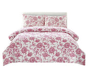 Couture Home Collection - Floral Dream 100% Cotton 3pc Comforter Set