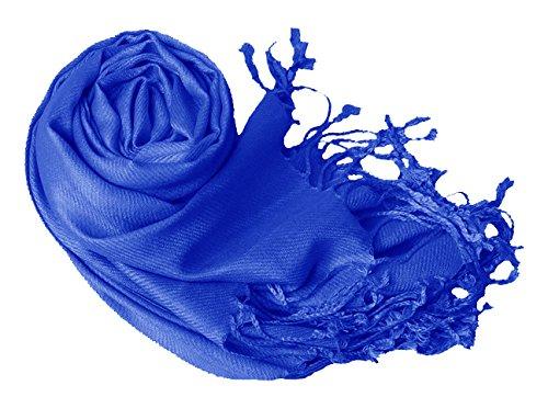 Royal Blue Pashmina Shawl Wrap Scarf
