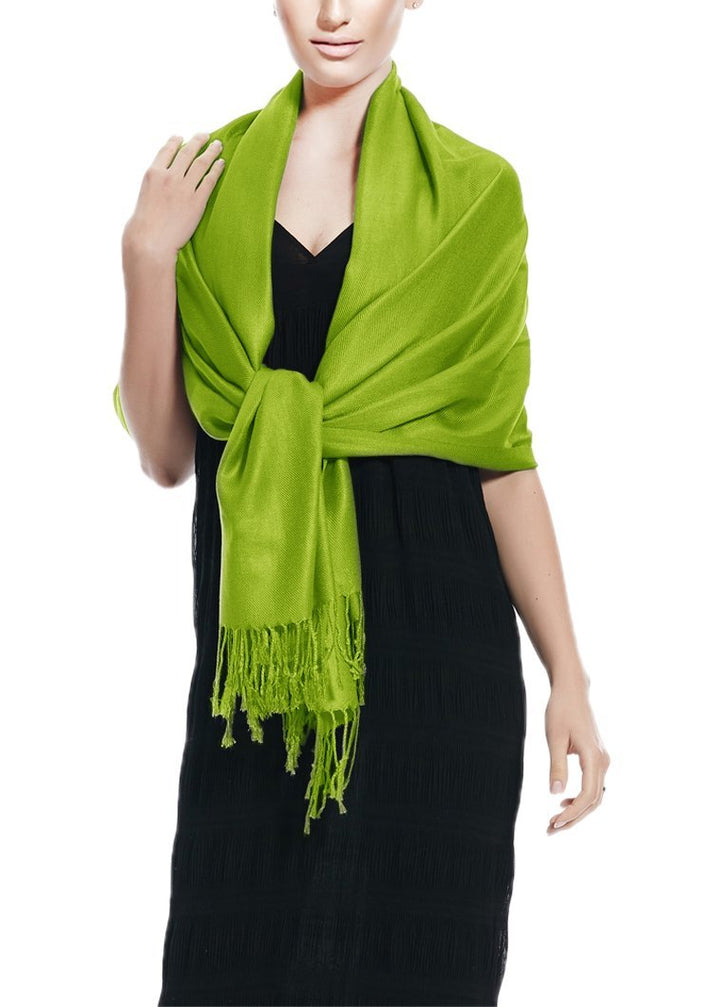 Olive Green Pashmina Shawl