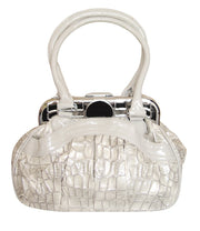 Peach Couture BRITTANY Vintage Clasp Doctor Style Large Handbag Shoulder Bag Purse
