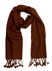 Pure-Cashmere-Scarf-Solid-Brow