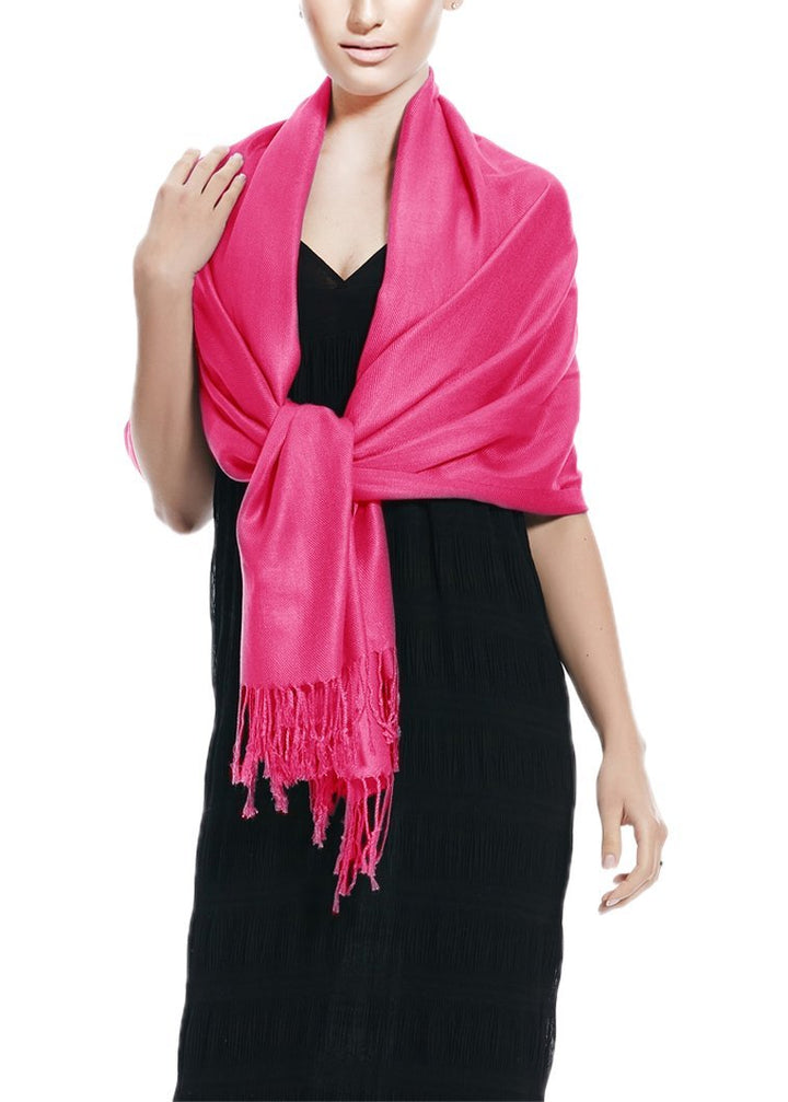 Hot Pink Pashmina Wrap